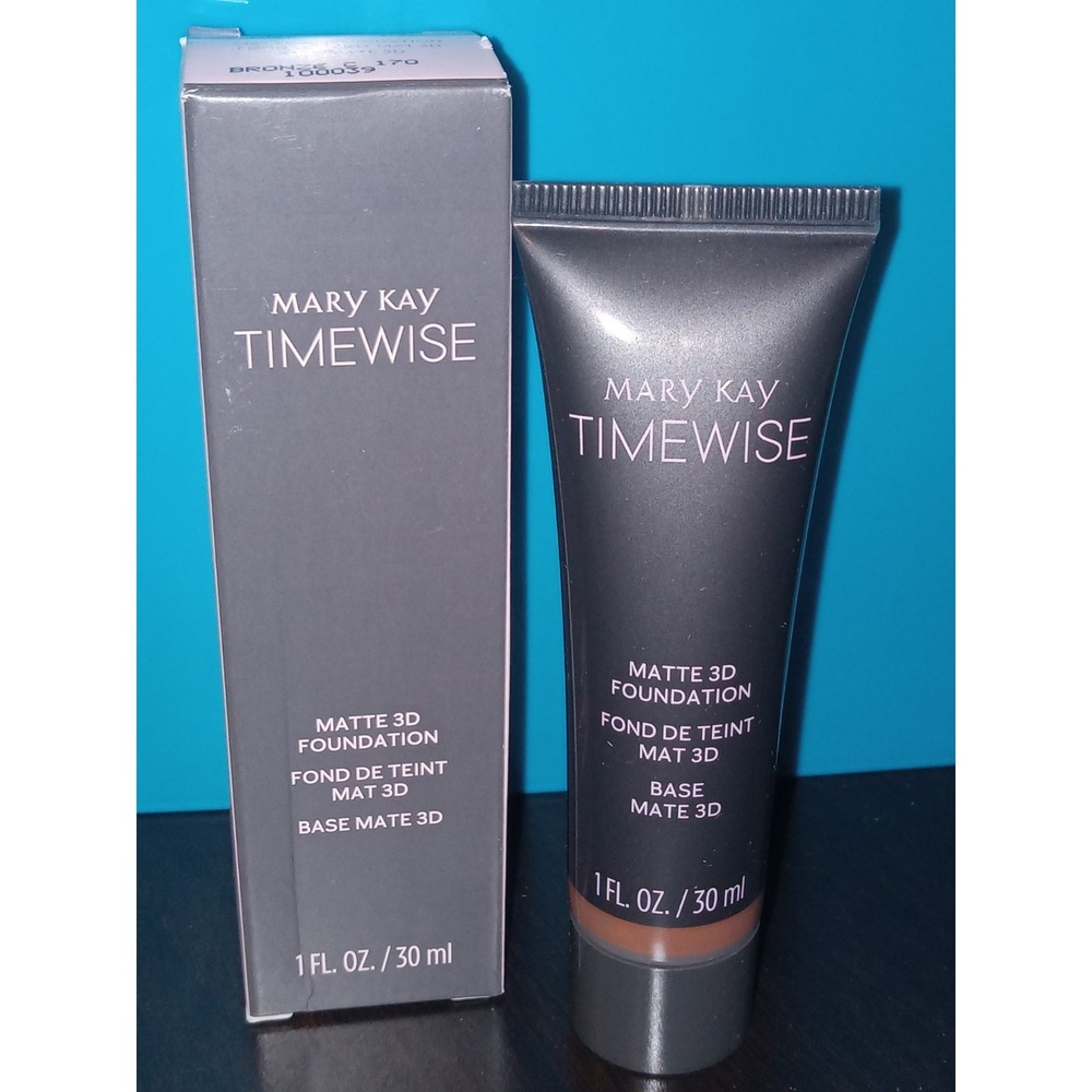 MARY KAY TIMEWISE MATTE 3D‎ FOUNDATION Bronze C170 Combo To Oily 170